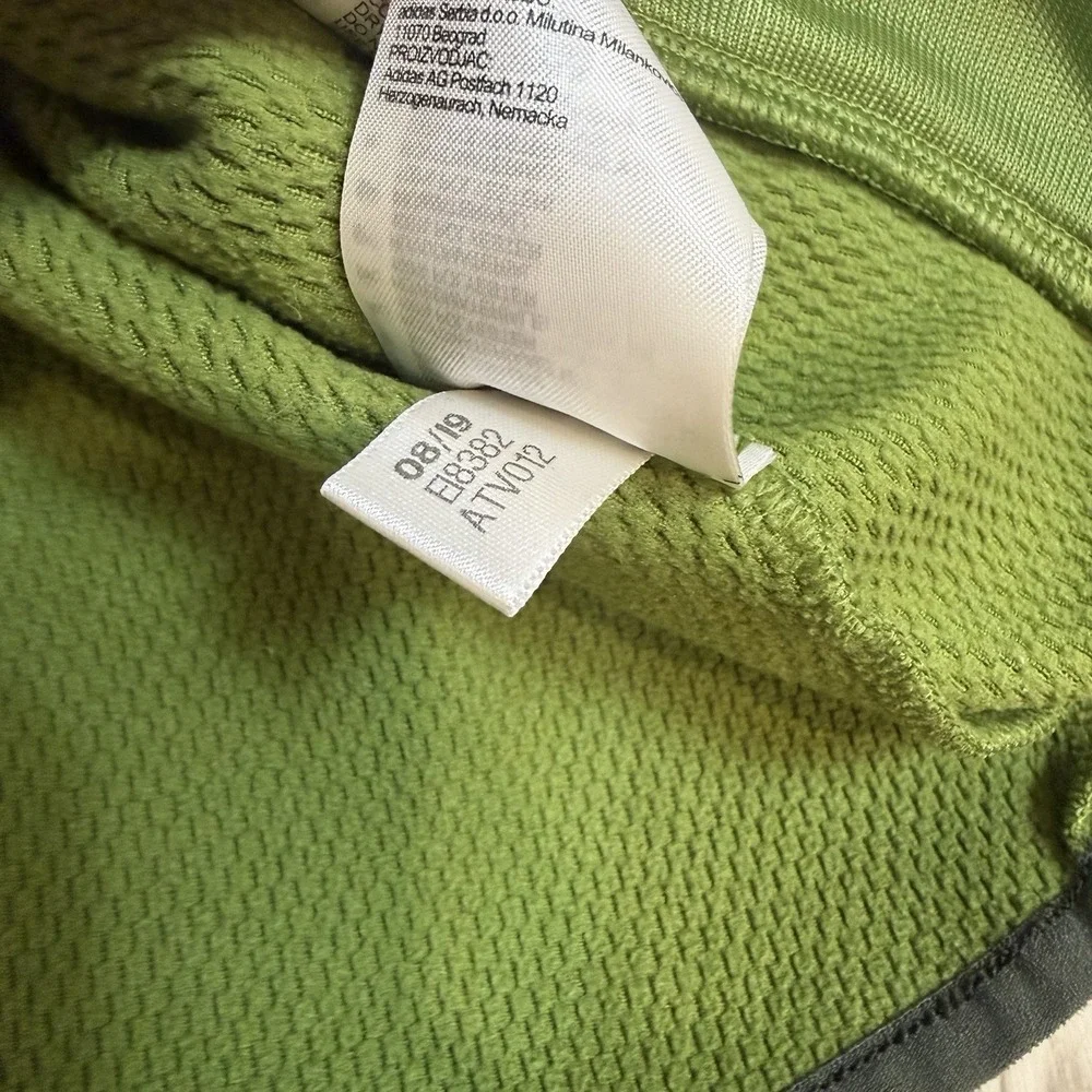 Adidas Tech Olive Team Issue Badge Of Sport Mens Athletic Hoodie Large EI8382